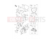 Left Engine Cover(s) - Kawasaki W650 (EJ650-C6P) 2004