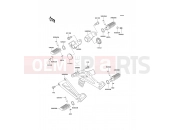 KAWASAKI 2005 Footrests