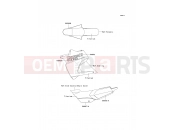 KAWASAKI 2005 Decals(Titanium)