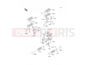 KAWASAKI W650 (EJ650C6F) Footrests