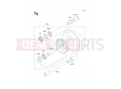 KAWASAKI W650 (EJ650C6F) Front Hub