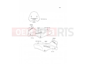 KAWASAKI 2007 Decals(Silver)