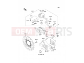 Rear Brake - Kawasaki VERSYS (KLE650B7F) 2007