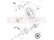Rear Hub - Kawasaki NINJA 400 (EX400GKFA) 2019
