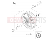 Front Hub - Kawasaki VERSYS 650 (KLE650FKFA) 2019