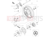 Rear Hub - Kawasaki VERSYS 650 (KLE650FKFA) 2019