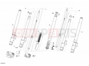 DUCATI 2007 Sportclassic 1000 S FRONT FORK » FRONT SUSPENSION