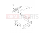 KAWASAKI MULE 3010 TRANS 4x4 (KAF620K8F) Decals