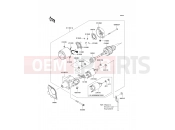 KAWASAKI MULE 600 (KAF400B7F) Starter Motor