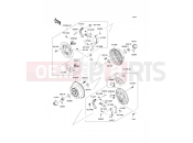 KAWASAKI MULE 600 (KAF400B7F) Rear Hub