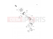 Crankshaft/Piston(s) - Kawasaki MULE 600 (KAF400B9F) 2009