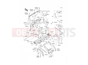 Frame Fittings(Front) - Kawasaki MULE 600 (KAF400B9F) 2009