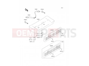 Seat - Kawasaki MULE 600 (KAF400B9F) 2009