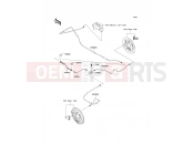 KAWASAKI 2012 Rear Brake Piping
