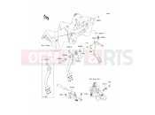 KAWASAKI MULE 610 4x4 (KAF400AAF) Brake Pedal