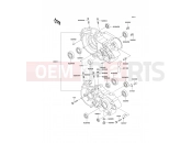 Crankcase - Kawasaki KX500 (KX500-E15) 2003