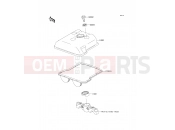 Cylinder Head Cover - Kawasaki KX450F (KX450D7F) 2007