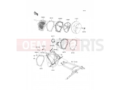 Air Cleaner - Kawasaki KX450F (KX450D7F) 2007