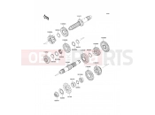 Transmission - Kawasaki KX450F (KX450D7F) 2007