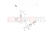 Brake Pedal - Kawasaki KX450F (KX450D7F) 2007