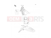 Labels - Kawasaki KX450F (KX450D7F) 2007