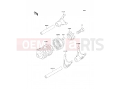 Gear Change Drum/Shift Fork(s) - Kawasaki KX85 (KX85A7F) 2007