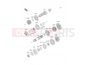 Transmission - Kawasaki KX450F (KX450FCF) 2012