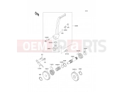 KAWASAKI 2012 Kickstarter Mechanism