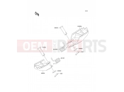 KAWASAKI 2012 Footrests