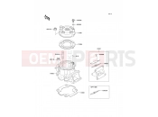 Cylinder Head/Cylinder - Kawasaki KX65 (KX65ADF) 2013