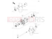 Front Hub - Kawasaki KX85 (KX85CFF) 2015