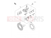 KAWASAKI KX80 (KX80-P3) Rear Brake