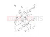 Frame Fittings - Kawasaki KX500 (KX500-E4) 1992