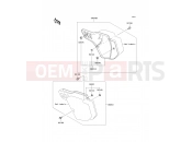 Side Covers - Kawasaki KX500 (KX500-E4) 1992