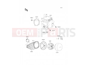 Air Cleaner - Kawasaki KX500 (KX500-E9) 1997