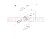 Front Hub - Kawasaki KX500 (KX500-E9) 1997