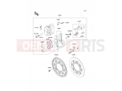 Front Brake - Kawasaki KX500 (KX500-E9) 1997