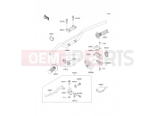 Handlebar - Kawasaki KX500 (KX500-E9) 1997