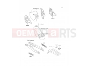 Labels - Kawasaki KX500 (KX500-E9) 1997