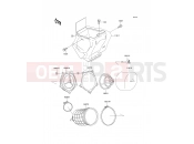Air Cleaner - Kawasaki KX100 (KX100-C3) 2000