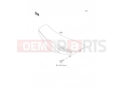 Seat - Kawasaki KX100 (KX100-C3) 2000