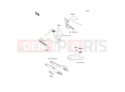 Labels - Kawasaki KX100 (KX100-C3) 2000