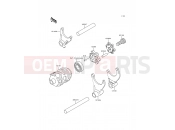 KAWASAKI 2000 Gear Change Drum/Shift Fork(s)