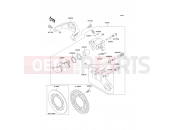 KAWASAKI 2000 Rear Brake