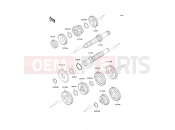 Transmission - Kawasaki KX65 (KX65-A1) 2000