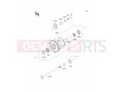 Front Hub - Kawasaki KX65 (KX65-A1) 2000