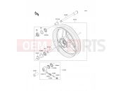 KAWASAKI 2000 Front Hub