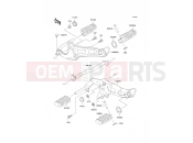 KAWASAKI KAZER (AN110-D2) Footrests