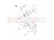 Rear Hub - Kawasaki KLE250 (KLE250-A5) 2000
