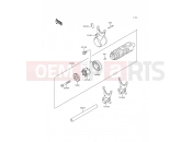 Gear Change Drum/Shift Fork(s) - Kawasaki KLE500 (KLE500-A10) 2000